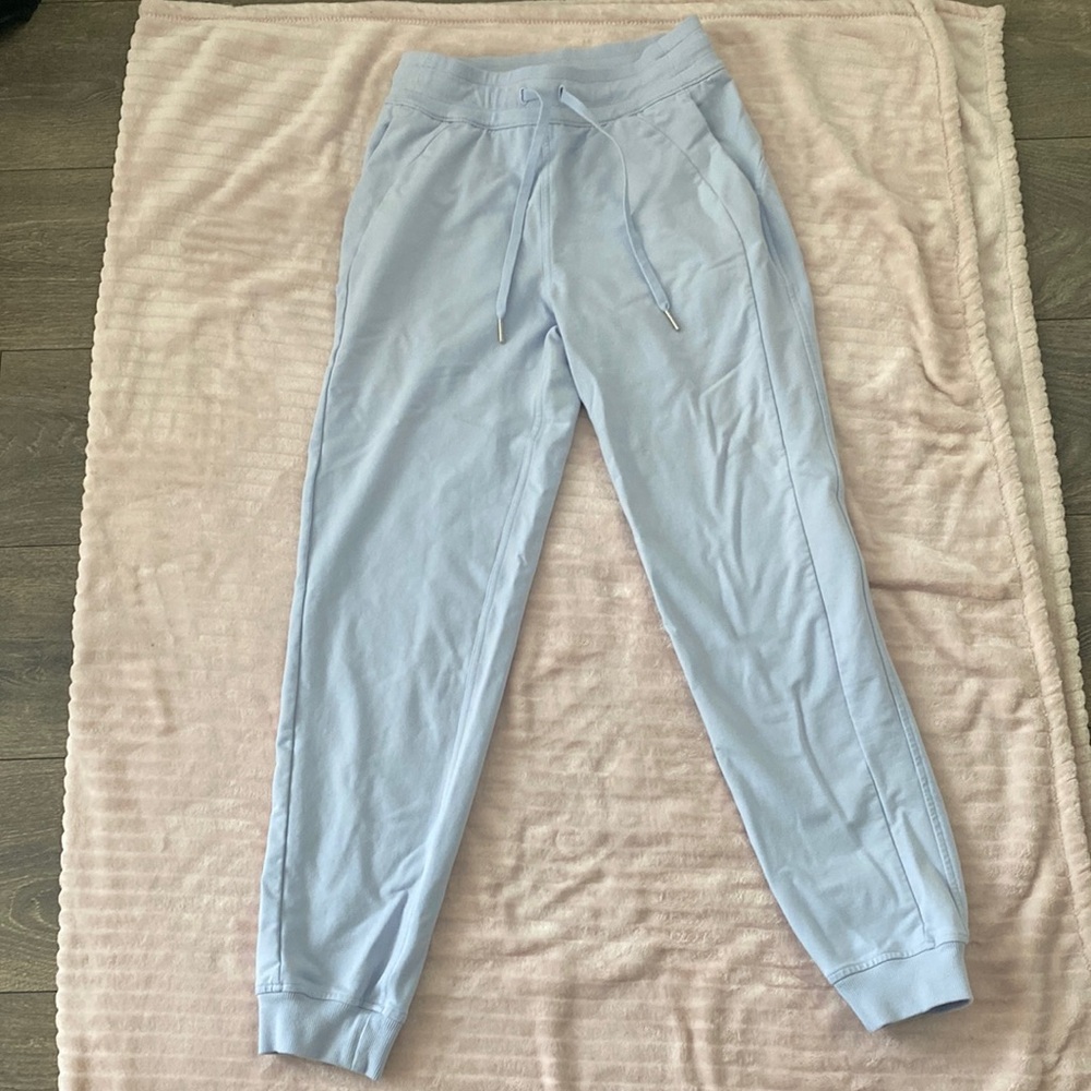 Lululemon Scuba Joggers French Terry - Size 4, Pastel Blue
